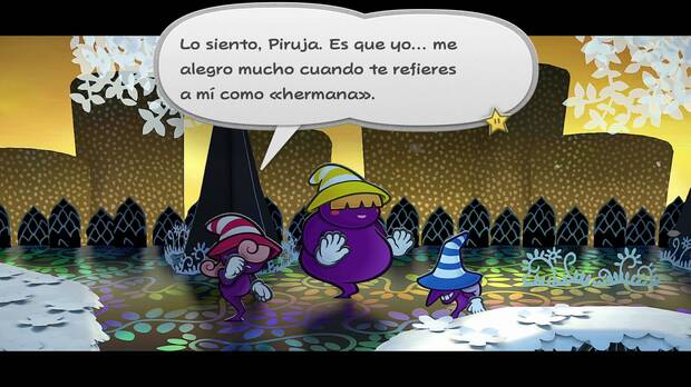 Una de las líneas de diálogo que se han modificado.