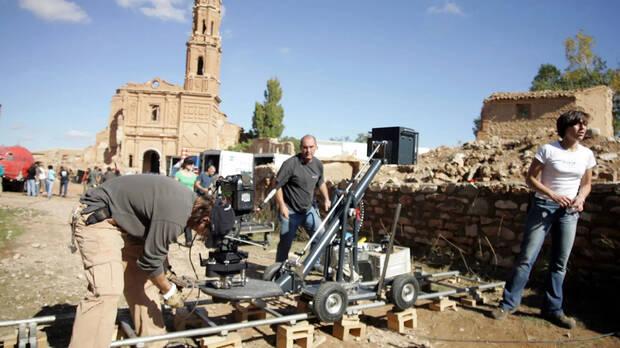 Pueblo viejo de Belchite como escenario de rodajes de pel�culas