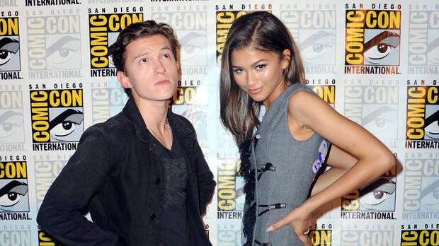 Zendaya con Tom Holland