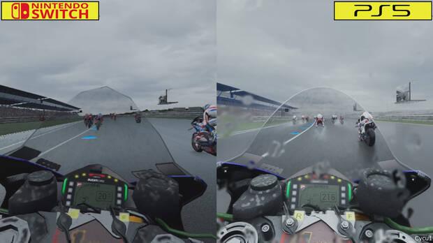 MotoGP 24 comparativa Switch y PS5 grficos y rendimiento