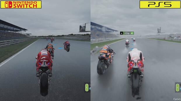 MotoGP 24 comparativa Switch y PS5 grficos y rendimiento