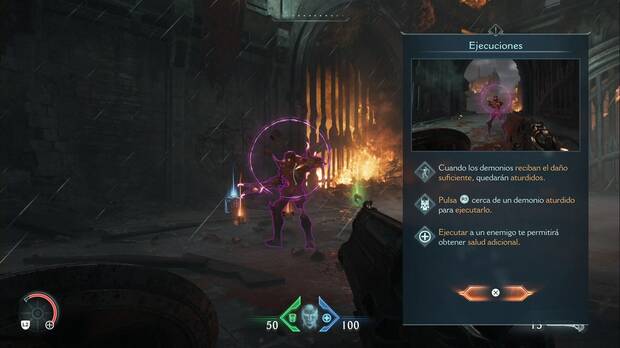 DOOM: The Dark Ages - Aldea de Khalim, tutorial de ejecuciones