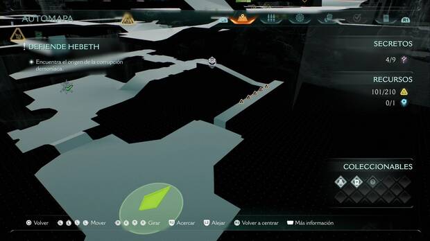 DOOM The Dark Ages - Hebeth: piezas de oro en el laboratorio y sello de vida