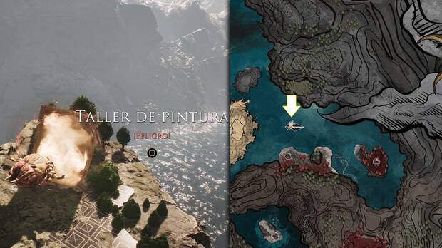 Clair Obscur: Expedition 33 - Localización de la entrada nº 3 al Taller de pintura