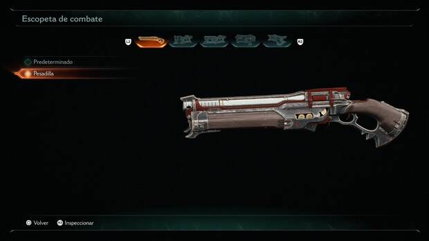 DOOM: The Dark Ages - Diseños de armas, Pesadilla (Escopeta de combate)