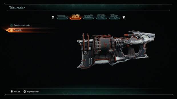 DOOM: The Dark Ages - Diseños de armas, Pesadilla (Triturador)