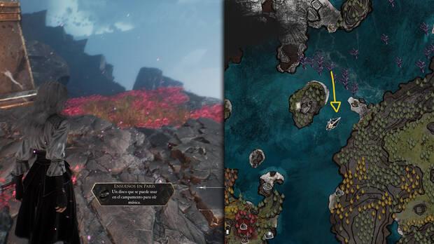 Clair Obscur: Expedition 33 - Localización del disco de música Ensueños en París