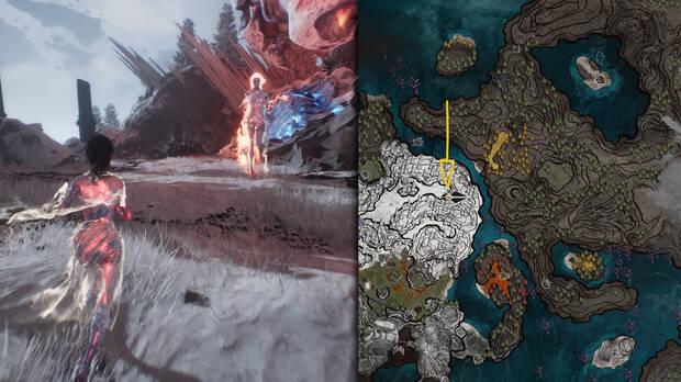 Clair Obscur: Expedition 33 - Localización de la jaula de pintura de Corazón Gélido 2