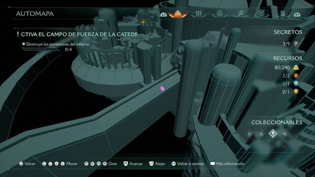 DOOM: The Dark Ages - Ciudad Santa de Aratum, ubicación del tercer caza infernal