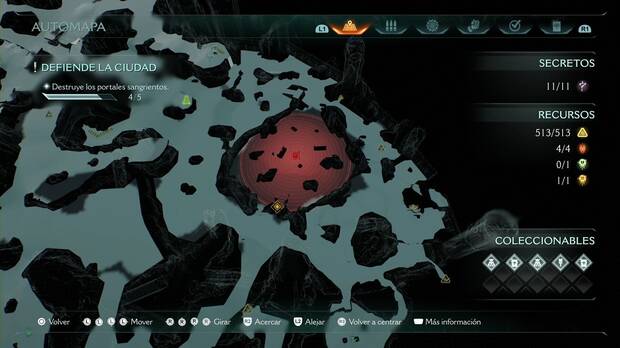 DOOM: The Dark Ages - Asedio: parte 1, portal sangriento #5 en la zona nordeste