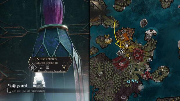 Clair Obscur: Expedition 33 - Localización del pictos Ataque combo III