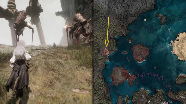 Clair Obscur: Expedition 33 - Localización del pictos Contra de carga
