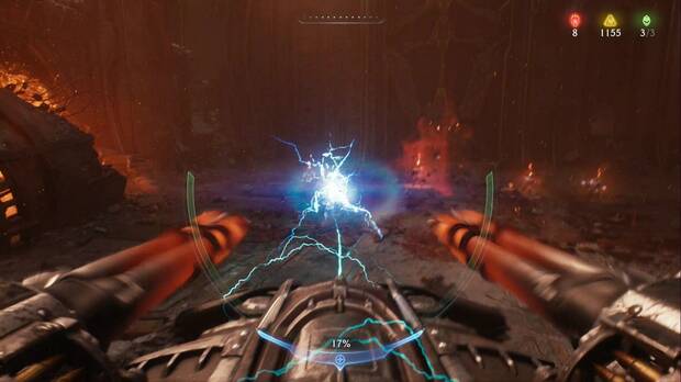 DOOM: The Dark Ages - Asedio: parte 2, el Slayer usa una torreta para abatir a los enemigos