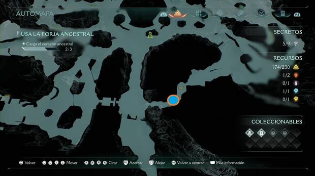 DOOM: The Dark Ages - Piedra espectral en Forja Ancestral, segunda estatua de lobo