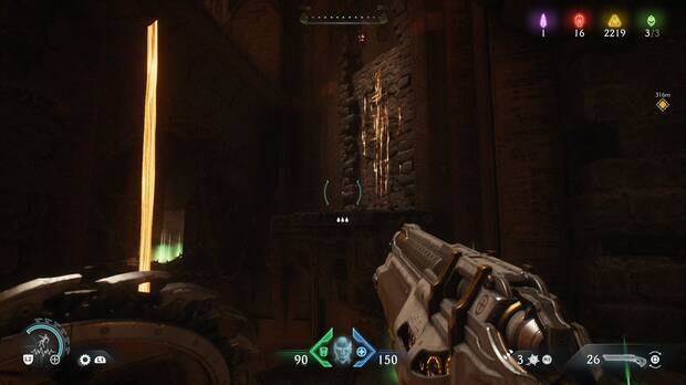DOOM: The Dark Ages - Planicies Olvidadas, punto por el que trepar junto a la torre de la Llave del Slayer