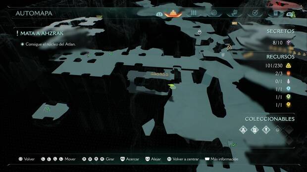 DOOM: The Dark Ages - Planicies Olvidadas, zona inferior frente a la zona de combate suroeste