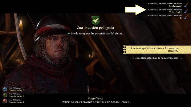 Kingdom Come: Deliverance 2 - Cómo desbloquear nuevos diseños y símbolos para pintar escudos