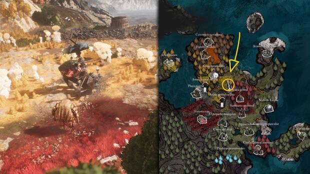 Clair Obscur: Expedition 33 - Localización del jefe secreto Bruler cromático