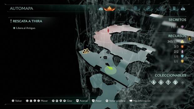 DOOM: The Dark Ages - Aguja de Nerathul, piezas de oro al final del nivel