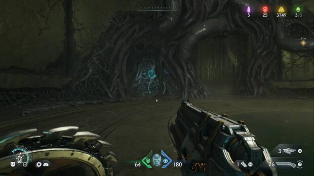 DOOM: The Dark Ages - Ciudad de Ry'uul, nodo de energía en la zona de la piscina