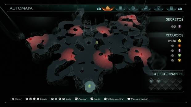 DOOM: The Dark Ages - Ciénagas de Kar'Thul, mapa inicial de la zona marcando la entrada como sur