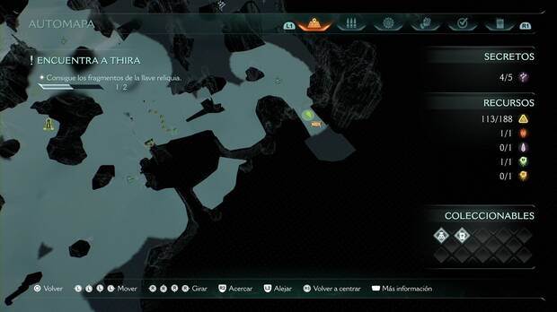 DOOM: The Dark Ages - Ciénagas de Kar'Thul, ubicación del cofre de oro en la esquina sudeste del mapa