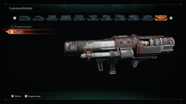DOOM: The Dark Ages - Diseños de armas, Pesadilla (Lanzacohetes)