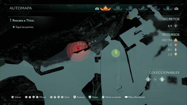 DOOM: The Dark Ages - Templo de Lomarith, barco junto al principal con piezas de oro y una zona de combate