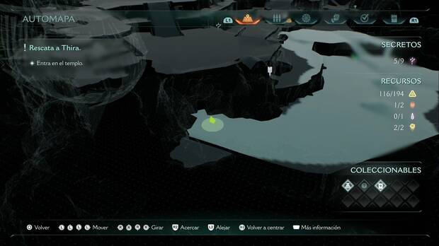 DOOM: The Dark Ages - Templo de Lomarith, túnel que lleva hasta el diseño pesadilla del lanzacohetes
