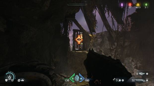 DOOM: The Dark Ages - Templo de Lomarith, Ojo Cósmico en el barco encallado