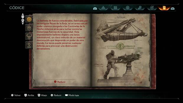 DOOM: The Dark Ages - Entrada del cdice de la Ballesta de Fuerza Considerable