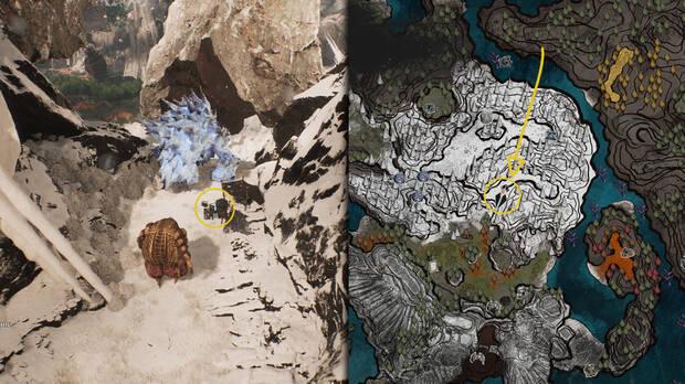 Clair Obscur: Expedition 33 - Localización del pictos Acelerón más largo