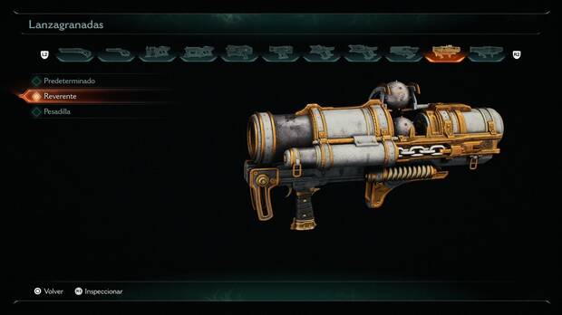 DOOM: The Dark Ages - Diseños de armas, Reverente (Lanzagranadas)