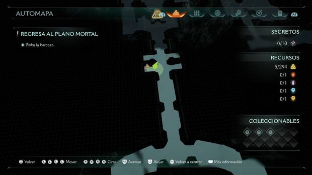 DOOM: The Dark Ages - Muelle de almas, oro en el lado izquierdo del camino al cráneo azul