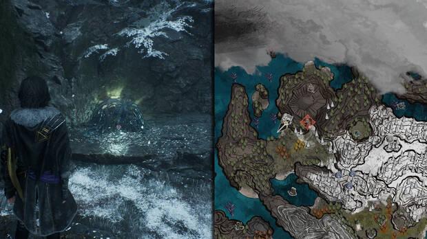 Clair Obscur: Expedition 33 - Localización de la jaula de pintura de Ruinas esotéricas
