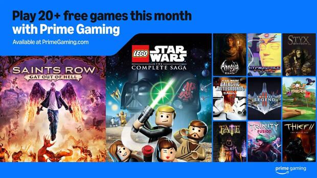 Juegos gratis de mayo en Prime Gaming.
