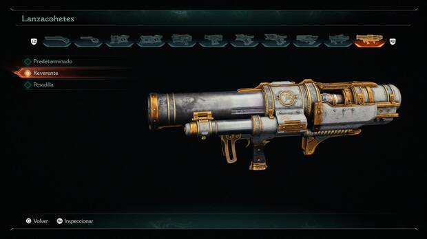 DOOM: The Dark Ages - Diseños de armas, Reverente (Lanzacohetes)