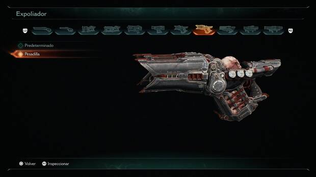 DOOM: The Dark Ages, Diseños de armas - Pesadilla (Expoliador)
