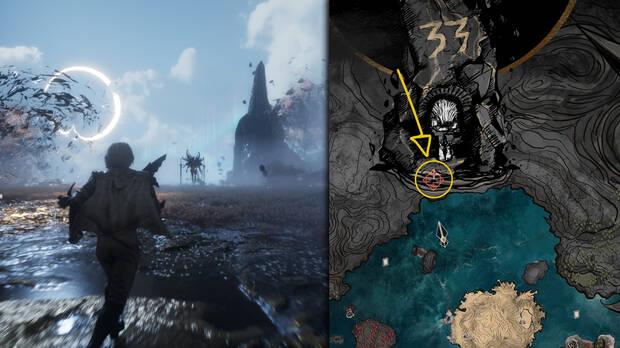 Clair Obscur: Expedition 33 - Localización del jefe secreto Clair Obscur cromático