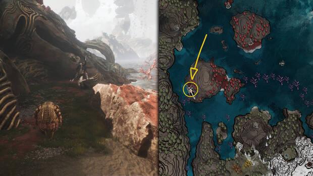 Clair Obscur: Expedition 33 - Localización del jefe secreto Cosechadora cromática