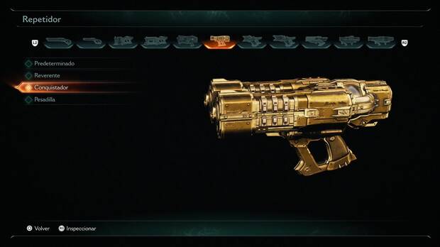 DOOM: The Dark Ages - Dominio de armas, diseño Conquistador para Repetidor