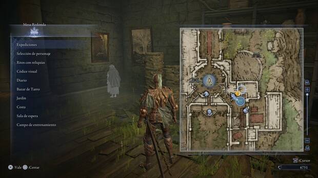Elden Ring Nightreign - Renacida, fantasma de la Renacida en el ala este de la Mesa Redonda