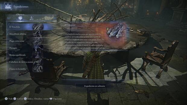 Elden Ring Nightreign - Cmo se desarrolla una partida y a qu juegos se parece: men de seleccin de expedicin