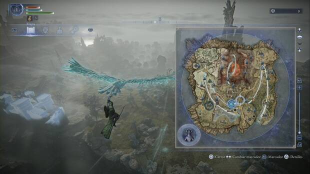 Elden Ring Nightreign - Cmo se desarrolla una partida y a qu juegos se parece: partida iniciada sobre un halcn espectral