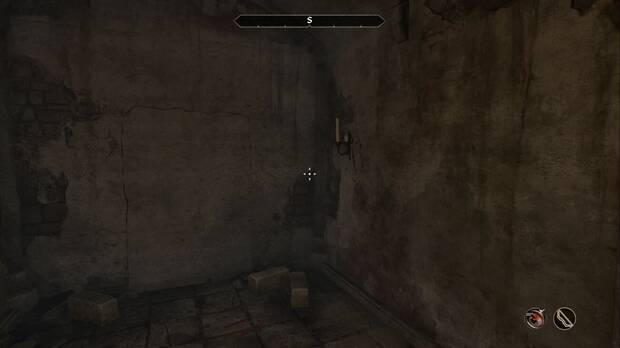 The Elder Scrolls IV: Oblivion Remastered - Historias perdidas, candelabro con manchas de sangre en la mazmorra