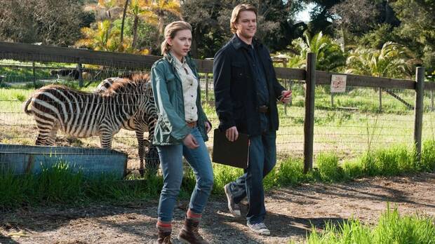 Matt Damon y Scarlett Johansson en la pel�cula Un lugar para so�ar