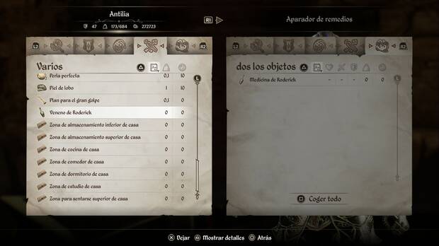 The Elder Scrolls IV: Oblivion Remastered - Efectos secundarios, Veneno de Roderick y Medicina de Roderick