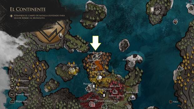 Clair Obscur: Expedition 33 - Localización del jefe secreto Retoño gigante
