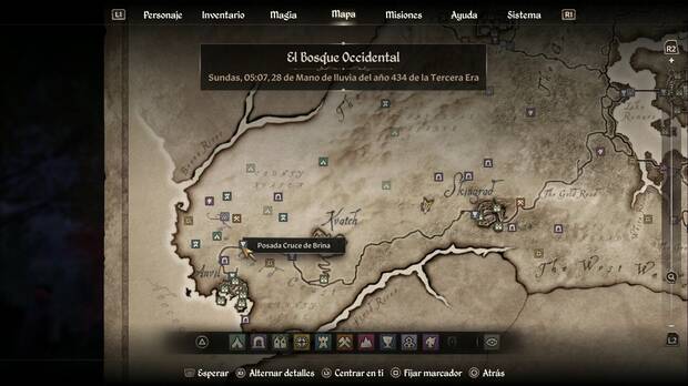 The Elder Scrolls IV: Oblivion Remastered - Molag Bal, zona de la Posada Cruce de Brina