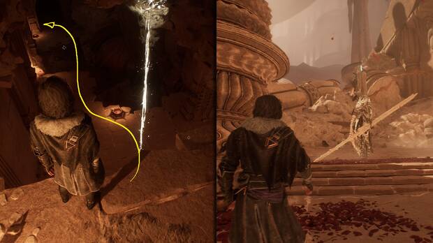 Clair Obscur: Expedition 33 - Localización del jefe secreto Sectaria de espadón cromática